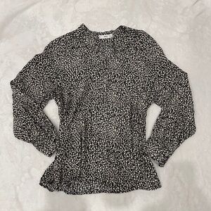 LADIES MNG PRINT BLOUSE SIZE LARGE